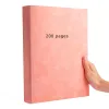 ノートブックA4ノートブック厚くなったメモ帳ビジネスソフトレザーワークミーティングオフィス日記スケッチブックの学生かわいい200ページのメモ帳
