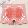 Pantaloncini di sicurezza delle mutandine da donna pantaloni da donna senza saldatura a vita alta boyshorts che si dimmetteva biancheria intima