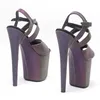 Chaussures de danse sexy 20cm / 8 pouces avec PU Starps Small Open Toe Plateforme haute talon sandals Pole 186