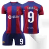 Barcelone Home Jersey Football Jersey Number Lewandowski Gideon Dembele Gavi Fati