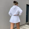 Jupes y2k filles plissées de mode féminine haute taille élastique mini jupe avec short dames gothiques streetwear sexy vêtements