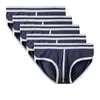Underpants 5pcs/lot sexy men 속옷 파우치 남성 브리프 U-컨버드 디자인 게이 슬립 통기성 소프트
