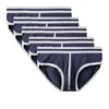 Sous-pants 5pcs / lot hommes sexy sous-vêtements pochets de sachets d'hommes