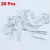 Hooks Home Hook Window Hardware Silver Zinc 34 Mm Long 34mm X 24mm Durable For French Pleat 2024 Brand High Quality