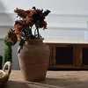 Schalen Rattan gewebte Vase Art Fashion Tabletop Dekorationspflanzen Blume Topf Faddisch für Wohnkultur