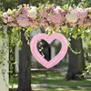 Fleurs décoratives Valentin Heart suspendu ornements Love Love Couronnes Couronnes