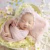 Photographie Ruffle Baby Girl Girl and Lace Hat Set Newborn Photography Props Polka Dots NOUVEAU POSING POSE