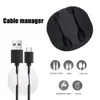 1/10pcs Cable Clips Self Adhesive Cord Corders Ideal Cable Cords Management pour organiser les fils de câble dans le bureau du bureau à domicile