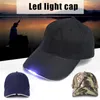 Unisex Led Baseball Cap Adjustable Baseball Hat Headlight Flashlight For Hunting Fishing Camping Hiking Joggings 240319