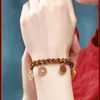 Braccialetti di fascino Tesco tessuto a mano Tibetana regolabile per donne uomini zodiacati ricchezza fortunata braccialetti di bracciali accessori di moda