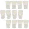 Bicchieri usa e getta Cannucce 50 pezzi Tazze da dessert Contenitori per alimenti Cartone Patatine fritte Tazze di carta Kraft Plastica