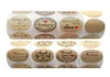 500 pcsroll Round Thank you Labels kraft paper Love stickers 15 inch Packing baking takeout decorative gift custom seal sticker3289034