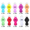 Party Favor Candy Color Neopreen Lipstick Holder Keychain Hanger Outdoor Travel Portable Chapstick ER Key Chain Sleeve Drop Delivery DHQXQ