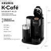 Caférales 2023 Nouveau Keurig K-Caf Essentials Single Service K-Cup Pod Machine à café noir Y240403