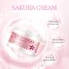 Laikou Cherry Blossom Face Crème Hydrating Cream anti-Aging anti-rides Whitening Day Sérum pour le sérum de soins de la peau pour le visage Bio Oi