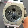 AP Business Pols Watch Royal Oak Offshore Series Gentlemen's Automatic Mechanical Watch 42 mm Precision Steel Date Display Timing Functie Waterdichte nachtlicht