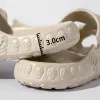 Slippers Nouveaux conceptions de crâne personnalisées Men de pantoufles 2023 Été extérieur diapositives de plaisir épais du fond des femmes de loisirs non folies de la plage Sandales