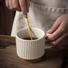 Muggar japansk stil modern enkel personlighet mild hem vertikal präglad keramik vardagsrum kök vatten kopp kaffe mugg par