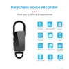 Digital Voice Recorder Professional High-Definition Noise Reduction Keychain Recording Pen Drop Delivery Electronics Gadgets Dhim0