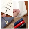 Anteckningsböcker A6 A5 Leather Notebook Diary Journal Note Book Spiral 2023 Soft Cover Business Office Notepad Planner 6 Ring Binder Refillable