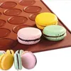 Bakningsformar 3 Pack Macaron Silicone Mat för 48 Perfect Macarons Cookies Non-Stick Coated 38x28cm/15 x 11 tum