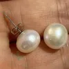 Boucles d'oreilles en peluche blanche naturelle Baroque perle argenté 14k trop oreille lustre minimaliste cristal unisexe hommes bohème drop argent décontracté