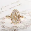 Cluster Rings S925 Sterling Silver Jewellery Vintage Royal Court Ring For Women Natural Shell Luxury Gold Plated Fine Retro Jewelry Gift