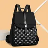 Backpack Style Fashion backpack zipper Oxford spinning womens new large capacity simple and versatile trend practical portable for outdoor use H240403