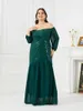 Plus Size Dresses Women Evening Strapless Sequins Splicing Party 2024 Sexy Green Wedding Dress Large Female