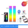 Golvlampor Tuya WiFi LED Smart Light Bars RGB Sound Control Pickup Rhythm Bluetooth-Compatible App Music Atmosphere Stage Lamp Drop Dhyvq