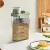 Storage Bottles Cereals Container Beans Transparent Box Kitchen Grain For Nuts Dried