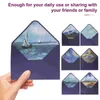 Geschenkwikkeling 6 PCS Envelope Mailing Envelops for Blessing Cards Creative Greeting Dankjewel Postcard -uitnodiging