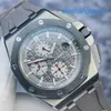 Athleisure AP Wrist Watch Royal Oak Offshore Series 26400io Mens Watch with Black Ceramic Grey Disc Disc Date Timing 44mm Automatic Machinery
