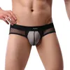 Underpants Men Intwear Trans Pace Hollowunder Briefs Bulge Fashion Bash Waist ha sollevato un breve Lingerie Sexy Intima