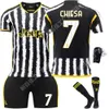 Jerventus Home Jersey Football Jersey New Set No Hovic Di Maria Borgba Chiesa