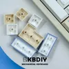 Keyboards KBDiy 140 key/set GMK Soymilk PBT key cover Cherry Profile Korean Japanese mechanical game keyboard custom key coverL2404