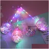 LED Light Sticks Bobo Up Toys Kids Barty Ball Ball Toy Glaxy Magic Wand Hishafr Drop Hompts Lighted Dhnrk