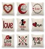 123 Designs Valentines Pillows Case Valentine039s Day Letter Printing Heart Pillow Cover 4545cm Sofa Nap Cushion Covers Home D1094756