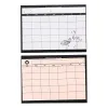 Planificateur Planifier le calendrier mensuel Tâche de calendrier Wall Livre Ordraire Notebook Planifier le compte à rebours quotidien