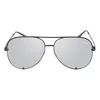 نظارات شمسية Quay Pilot Women Design Metal Frame Mirror High Key Key Grose for Vintage Ladies Goggles Female