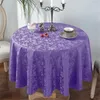 Tableau de table grande nappe circulaire imperméable