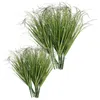 Decorative Flowers Artificial Grass Plant 20Pcs Fake Shrubs Wheat Greenery Stems Plastic Tall Wedding Indoor Home Table