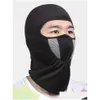 Cycling Caps Masks Clava Hat Winter Warm Motorcycle Men Bandana Running Scarf Ski Mask Face Er Headwear Drop Delivery Sports Outdoors Dhhn3