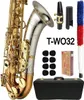 MFC Tenor Saksofon dwa32 Silny złoty lakier Keys Sax Tenor ustnik trzcinowy Necka Muzyczne instrumenty Akcesoria 3046762