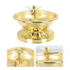 Titulares de vela Flor Votivo Tealight Holder Ghee Lamp Lamp