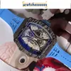 Montres Luxury Mécanique Mouvement suisse Céramique Dial Strap Sports Sports Limited Tourbillon Entièrement 44,50 x 49,94 Manuel RM 53-01 WN-4PC9