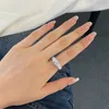 1ct Diamond Rings for Women Wedding 925 Серебряный серебряный дизайнерский дизайнерский кольцо женщина вечеринка 5A Циркония