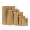 Enveloppe-cadeau 12pcs sacs en papier kraft avec des poignées pour le mariage de mariage de Noël enveloppe de faveur Sac petite entreprise