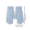 Unisex Knitted Gloves Exposed Finger Touch Screen Gloves Outdoor Cycling Driving Skiing Mittens Knitting Five-finger Mittens New