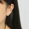 Earrings Silvology 925 Sterling Silver Thick Round Small Hoop Earrings Glossy Minimalist INS Korea Earrings for Women Casual Jewelry Gift